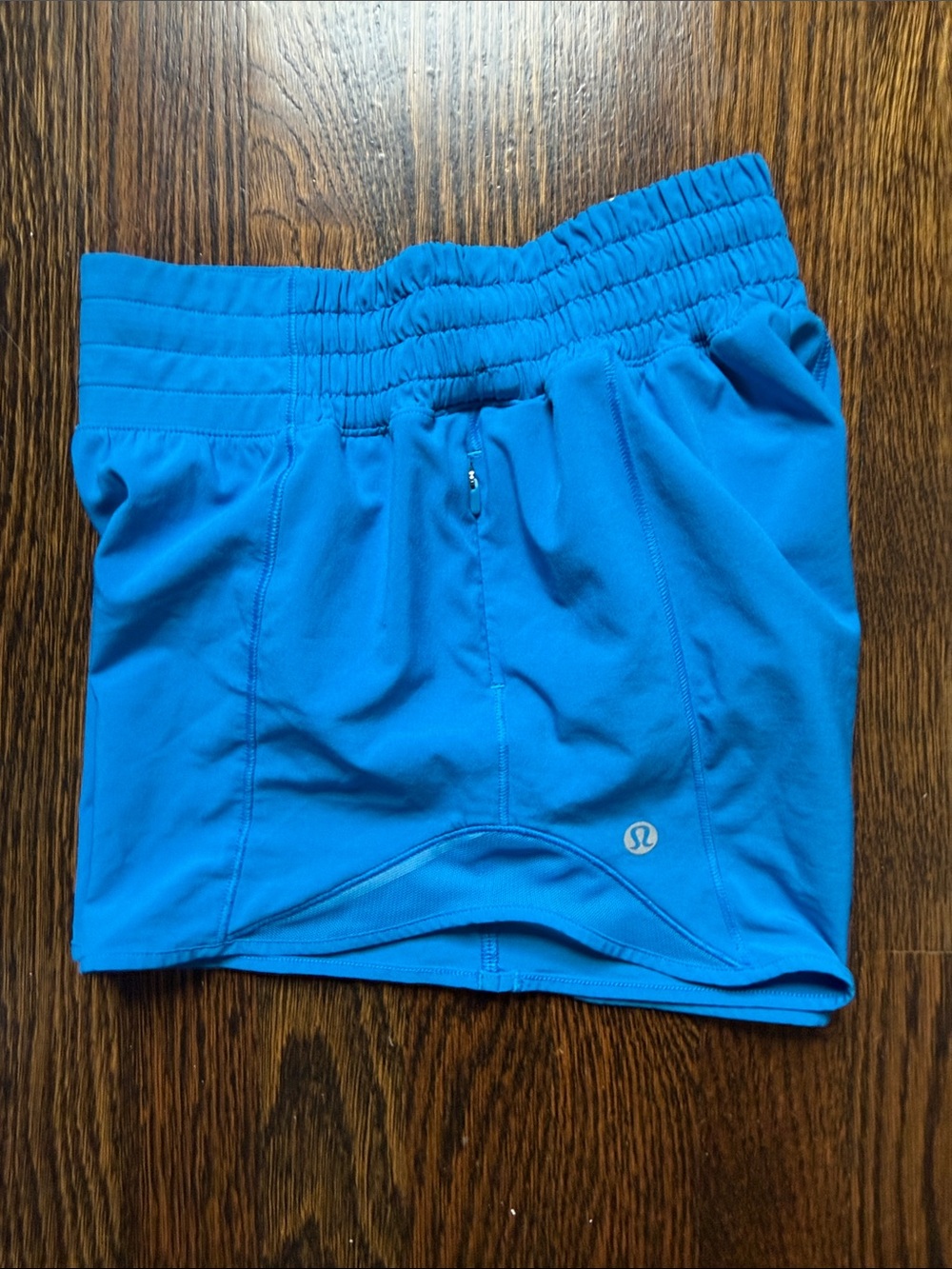Lululemon Blue Hotty Hot High-Rise Lined Short 4" Women's Athletic size 0
